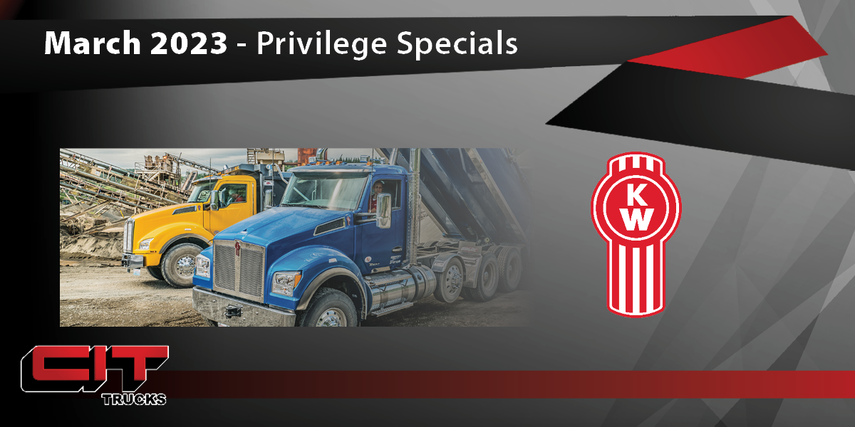 March 2023 Kenworth Privileges