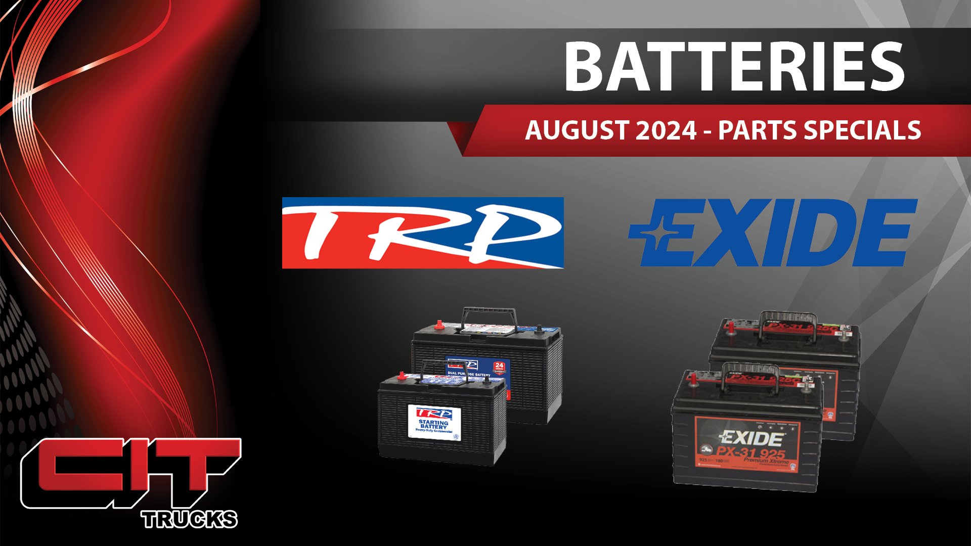 Batteries CIT Trucks